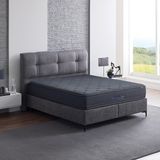 Yataş Relax Tech Yatak, New Lento Baza, Relaxis Başlık 3 'lü Set - Antrasit - 90 x 190 cm