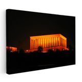 Yatay Kanvas Tablo Anıtkabir Dış Mimari Atatürk Tablosu Ev Ofis Duvar Dekoru