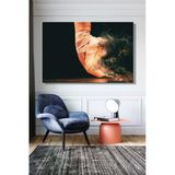 Yatay Kanvas Tablo Tekli Ev Kafe Ofis Klasik Bale Ayakkabısı Giymiş Balerinin Ayağı 2639
