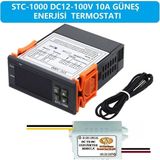 Yate10 STC-1000 DC12-100V 10A Güneş Paneli Termostatı