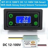 Yate10 Wt-01 Smart Wifi DC12-100V 1000C Güneş Paneli Termostat-Timer
