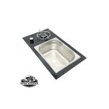 Yatek Karavan Karavan Tek Ocak Evye Kare 33 x 55 Gaz Emliyetli