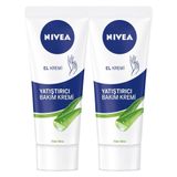 Yatıştırıcı El Bakım Kremi Aloe Vera 75ml, Nemlendirici, Yumuşak Cilt, Hızlı Emilir, X2 Adet
