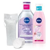Yatıştırıcı Micellar Makyaj Temizleme Suyu 400ml Ve Yatıştırıcı Tonik 200ml, Pamuk Hediye