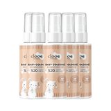 Yatıştırıcı Vegan Soft Vanilla Bebek Kolonyası Organik Aloe Vera Vanilya Kokulu 6x40ml