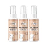 Yatıştırıcı Vegan Soft Vanilla Milk Bebek Kolonyası Organik Aloe Vera Sütlü Vanilya Kokulu 3x40ml
