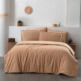 Yatsan Maison Comfy And Cosy Pamuklu Kiremit Rengi Çift Kişilik Nevresim Takımı - 200 x 220 cm