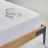 Yatsan Uykucu Tencel Sıvı Geçirmez Alez 160x200 - 160 x 200 cm - Beyaz