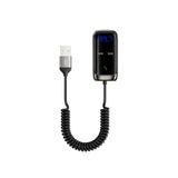 YAU32 Bluetooth Aux Araç Kiti Fm Transmitter Usb Kablo Çıkış Oto Müzik Çalar Kiti 2Cihaz Bağlantılı