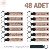 Yavru Ağzı, Çocuk Partisi İçin Kişiselleştirilmiş Anahtarlık 48’li Set, Gelen Herkese Özel Hediye