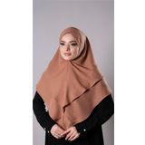 Yavru Ağzı Pratik Hazır Geçmeli Tesettür Eşarp Pamuk Caz Kumaş Çift Katlı Çapraz Hijab 2304_35