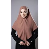 Yavru Ağzı Pratik Hazır Geçmeli Tesettür Eşarp Pamuk Caz Kumaş Tek Katlı Çapraz Hijab 2305_35
