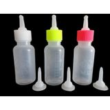 Yavru Kedi Köpek Için Biberon Seti 60 ml 3 Adet +3 yedek Ağızlık cok-renkli