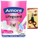 Yavru Kedi Sut Tozu 240Gr Kitten Milk Lifeguard Biberon Tirnak Makasi