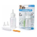 Yavru Kedi ve Köpek Biberonu 50 Ml, Süt ve Mama Besleme Seti