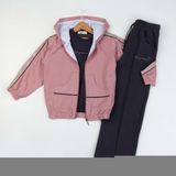 Yavrucak Kapşon Ceketli Kız 5/8 Yaş 3lü TAKIM-6062599 - Pembe - 6 Yaş