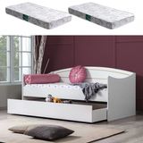 Yavrulu Karyola, Akasya Yavrulu Yatak - Beyaz 2 Adet Comfort Yatak 90 X 200 Beyaz