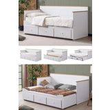 Yavrulu Karyola, Marmaris Divan Karyola Çekmeceli Açılır Çift Kişilik Karyola (Yataksız)