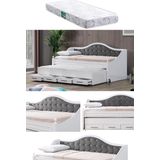Yavrulu Yatak, Eymen Yavrulu Karyola - Gri + 1 Adet Comfort Yatak