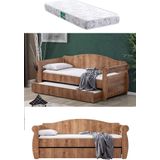 Yavrulu Yatak, Taht Yavrulu Karyola - Ceviz + 1 Adet Comfort Yatak