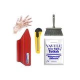 yavulu 125gr 5'li Duvar Kağıdı Uygulama Seti / Duvar Kağıdı Yapıştırıcısı Tutkalı 125g (Topaklanma Yapmaz)