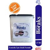 Yavulu Boraks Çamaşır Deterjanı ( Saf Boraks) Beyazlatıcı Boraks 1500G- 1. 5KG Büyük Boy - 1,5 lt