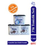 yavulu Ev Temizlik Seti Üçlü Set (Boraks - Çamaşır Sodası - Oxy-Clean) 3x1kg