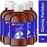 Yavulu Gümüş Cilası / Gümüş Parlatıcısı / Altın Parlatıcısı / Takı Parlatıcısı / Silver Shine 90 Gr (5 Adet)