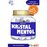yavulu Kristal Mentol 20g (Cam Kavanozda) %100 Saf İçerik