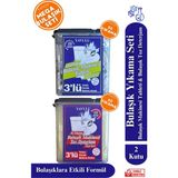 Yavulu Mega Boy Bulaşık Yıkama Seti Toz ve Bulaşık Makinesi Tableti 60 Tablet 1.6kg Toz Bulaşık Deterjanı
