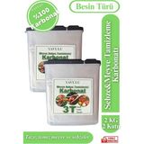 Yavulu Meyve Sebze Temizleyici Karbonat Yıkayıcı Pestisit Kalıntı Giderici 2kg Özel Kutusunda 2 Adet - 1BW-Beyaz