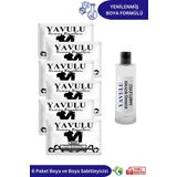yavulu Siyah Kumaş Boyası / Tekstik Boyası / Giysi Boyası / Toz Kumaş Boyası 6Ad.
