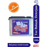 Yavulu Toz Bulaşık Makinesi Deterjanı Üçlü Etki Özel Kapaklı Kutu 1kg 50 Yıkama Granül Bulaşık Deterjanı