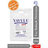 Yavulu Toz Bulaşık Makinesi Deterjanı Üçlü Etki Torba Poşette 5000G Granül Bulaşık Deterjanı