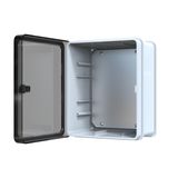 YAVUZ Abs Pano 25 x 30 x 15.2 cm Taban Saclı IP65 Plastik Pano Montaj Plakalı Elektrik Kutusu Pano Darbeye Dayanıklı Dış Ortam Muhafaza Kutusu ABS Pano POLİ 026