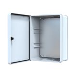 YAVUZ Abs Pano 30 x 40 x 17 cm Taban Saclı IP65 Plastik Pano Montaj Plakalı Elektrik Kutusu Pano Darbeye Dayanıklı Dış Ortam Muhafaza Kutusu ABS Pano POLİ 023