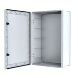 YAVUZ Abs Pano 40 x 60 x 24.2 cm Taban Saclı IP65 Plastik Pano Montaj Plakalı Elektrik Kutusu Pano Darbeye Dayanıklı Dış Ortam Muhafaza Kutusu ABS Pano POLİ 046