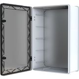 YAVUZ Abs Pano 40 x 60 x 24.2 cm Taban Saclı IP65 Plastik Pano Montaj Plakalı Elektrik Kutusu Pano Darbeye Dayanıklı Dış Ortam Muhafaza Kutusu ABS Pano POLİ 047