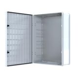 YAVUZ Abs Pano 50 x 70 x 22.5 cm Taban Saclı IP65 Plastik Pano Montaj Plakalı Elektrik Kutusu Pano Darbeye Dayanıklı Dış Ortam Muhafaza Kutusu ABS Pano POLİ 025