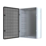 YAVUZ Abs Pano 50 x 70 x 22.5 cm Taban Saclı IP65 Plastik Pano Montaj Plakalı Elektrik Kutusu Pano Darbeye Dayanıklı Dış Ortam Muhafaza Kutusu ABS Pano POLİ 029