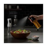 Yavuz Group Store 1 Adet Cam Sprey Yağlık, 225 ml Yağ ve Sirke Püskürtücü, Büyük Boy, Çok Amaçlı Mutfak Gereci, Airfryer Için Ideal (Siyah & Beyaz) (Beyaz)