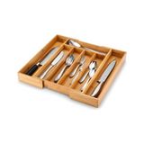 Yavuz Group Store 7 Bölmeli Bambu Kaşıklık – Antibakteriyel Çekmece Içi Düzenleyici Organizer | Doğal Ahşap, Şık ve Dayanıklı Tasarım - 01P-Pembe