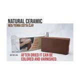 Yavuz Group Store Seramik Kil Hamuru, Kırmızı Terra/cotta 500 gr Fırınlamaya Gerek Olmayan Güzel Sanatlar Figür Heykel Modelleme Oyun ve Montessori Sınıfları Için Toksik Olmayan Doğal Kil - Option-1 - 0-Kahverengi