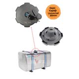 YAVUZ OTOMOTİV Mazot Depo Kapağı Universal 80 Mm Man Mercedes Daf Iveco Reanault Volvo Axor Depo Kapağı Kilitli