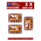 Yavuz Süt Mamülleri Favori 3'lü Şerbetli Büyük 10'lu Paket Tescilli Peynirli Kemalpaşa Tatlısı Avantaj Seti 3 x 600gr