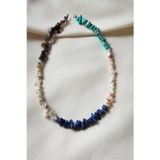 Yay Burcu Doğaltaş Kolye (Lapis Lazuli, , Turkuaz, Ay Taşı, Labradorit)