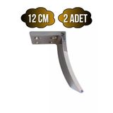 Yay Krom 12Cm Metal Ayak Masa Dolap Ve Mobilya Ayağı(Krom)(12Cm)(Metal) Krom 12Cm 12Cm - 2 Adet