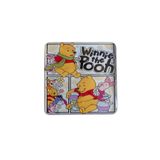 Yaya Dizayn Winnie the Pooh Temalı Premium Ahşap Gövdeli Sert Epoksi Kare Bardak Altlığı