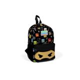 Yaygan Çanta Coral High Ninja Desenli Anaokulu Çantası, Unisex, 35x22x10 cm, Siyah
