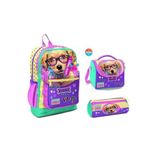 Yaygan Coral High 23752 İlkokul Sırt Çantası, Beslenme Çantası, Kalem Kutusu 3'lü Set, Renkli